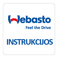 Webasto instrukcijos